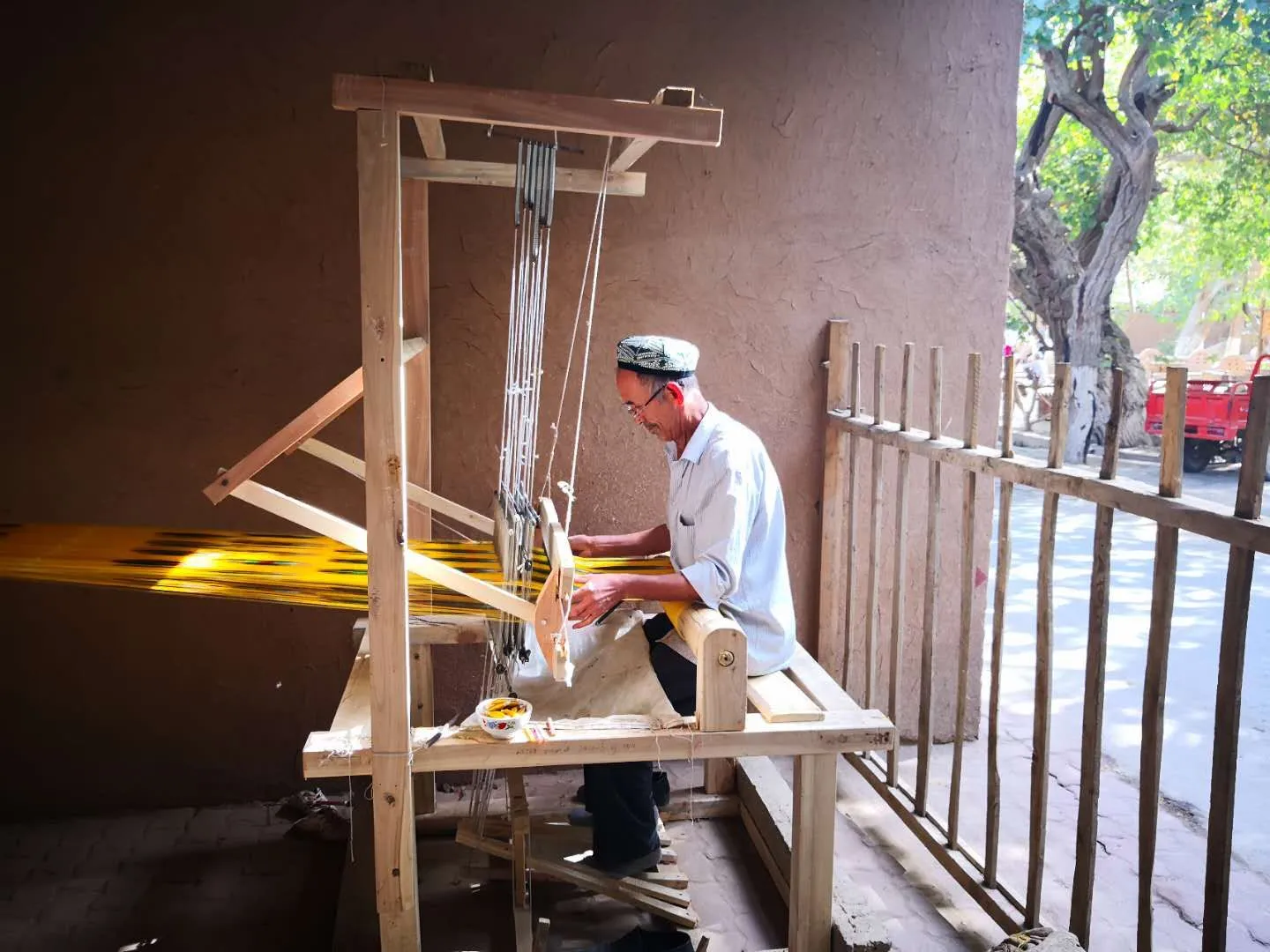 Traditional Wooden Loom
