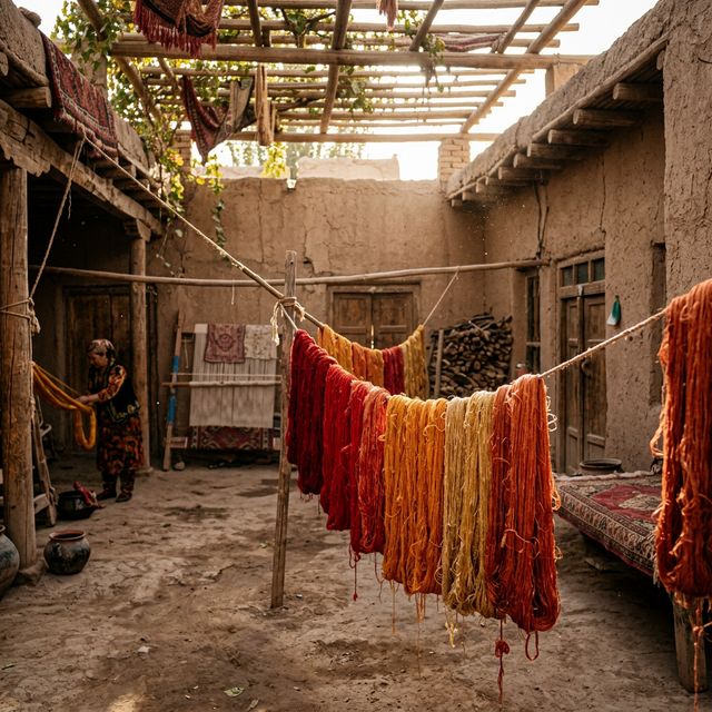 Atlas Silk Hand-tying Process